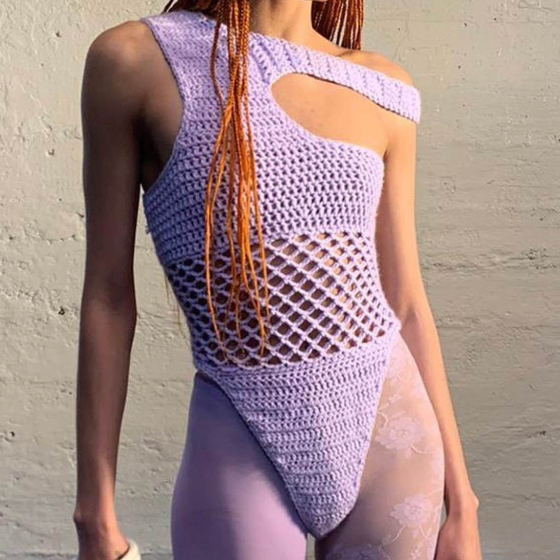 (Copy) Purple Mesh Bodysuit