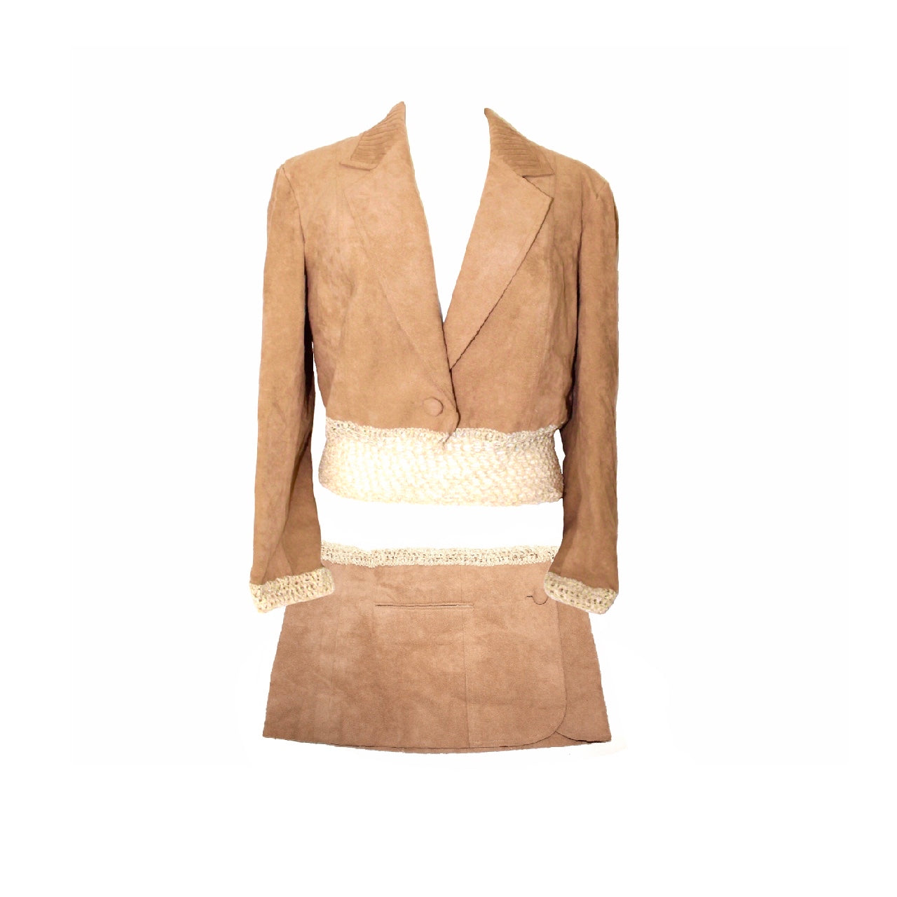 Suede Suit Jacket Set (Copy)
