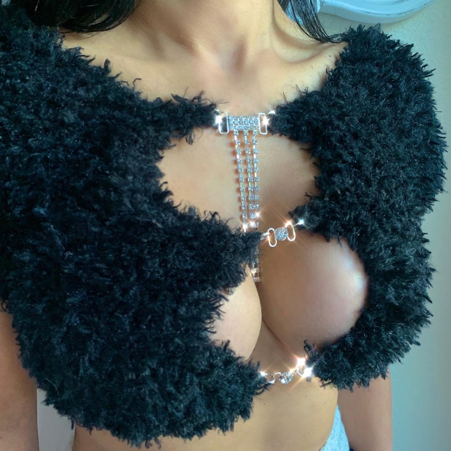 Fur Crop Top