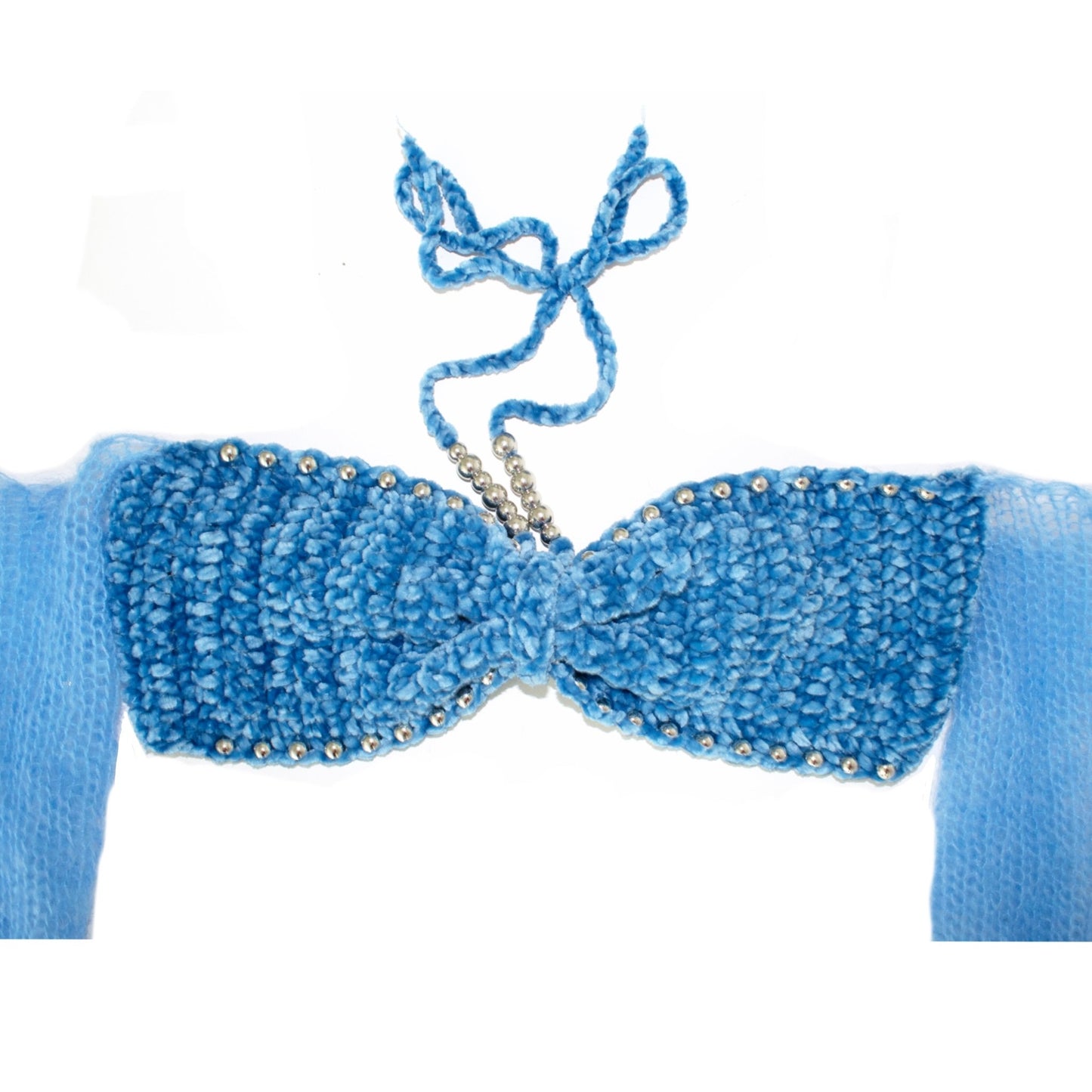 Blue Velvet Mohair Top