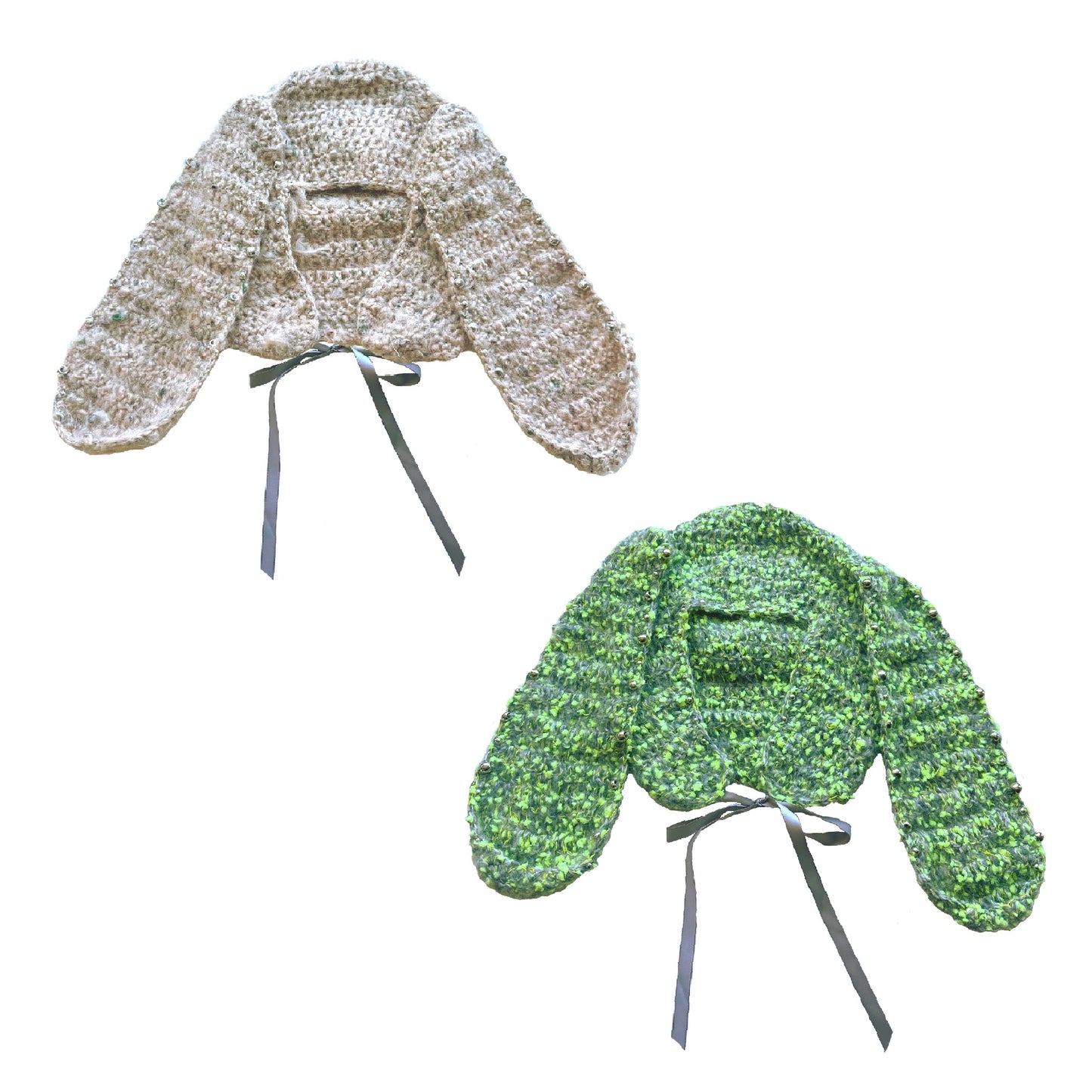 Beaded Bunny Bow Hat (Copy)