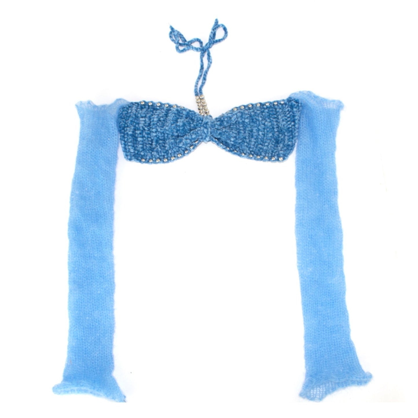 Blue Velvet Mohair Top