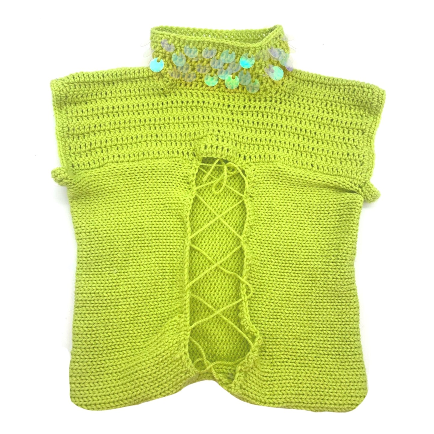 Lime Sequin Mojito Top
