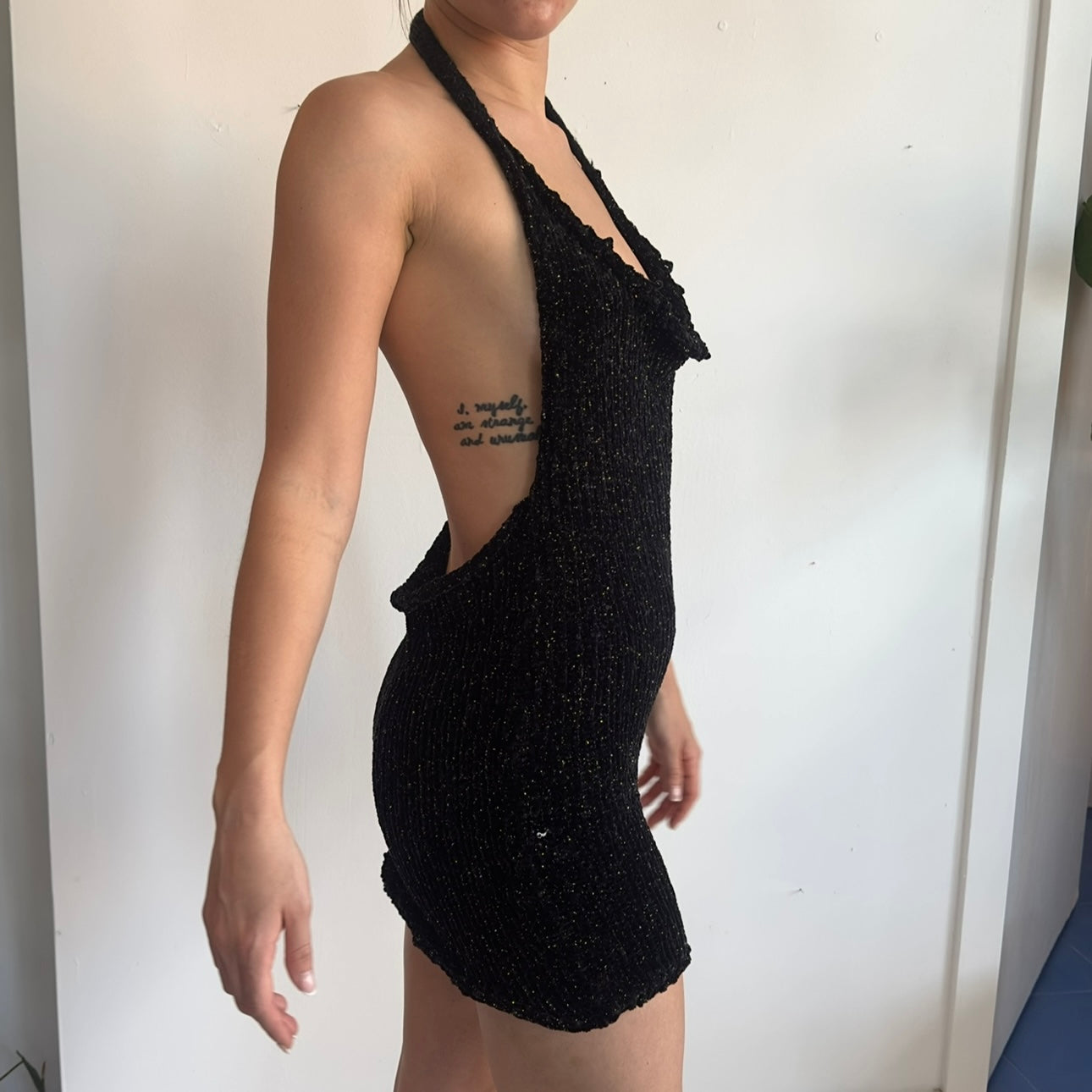 Velvet Halter Mini
