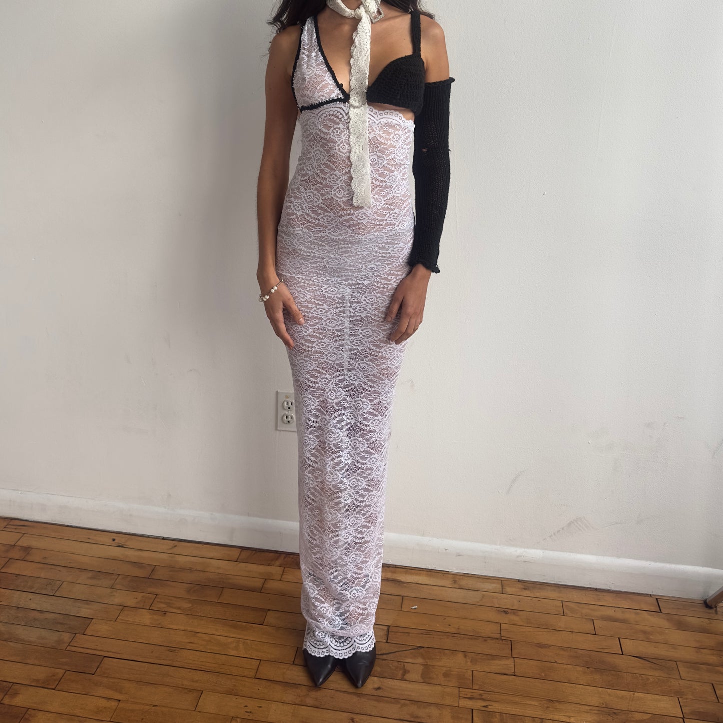 B & W Gown