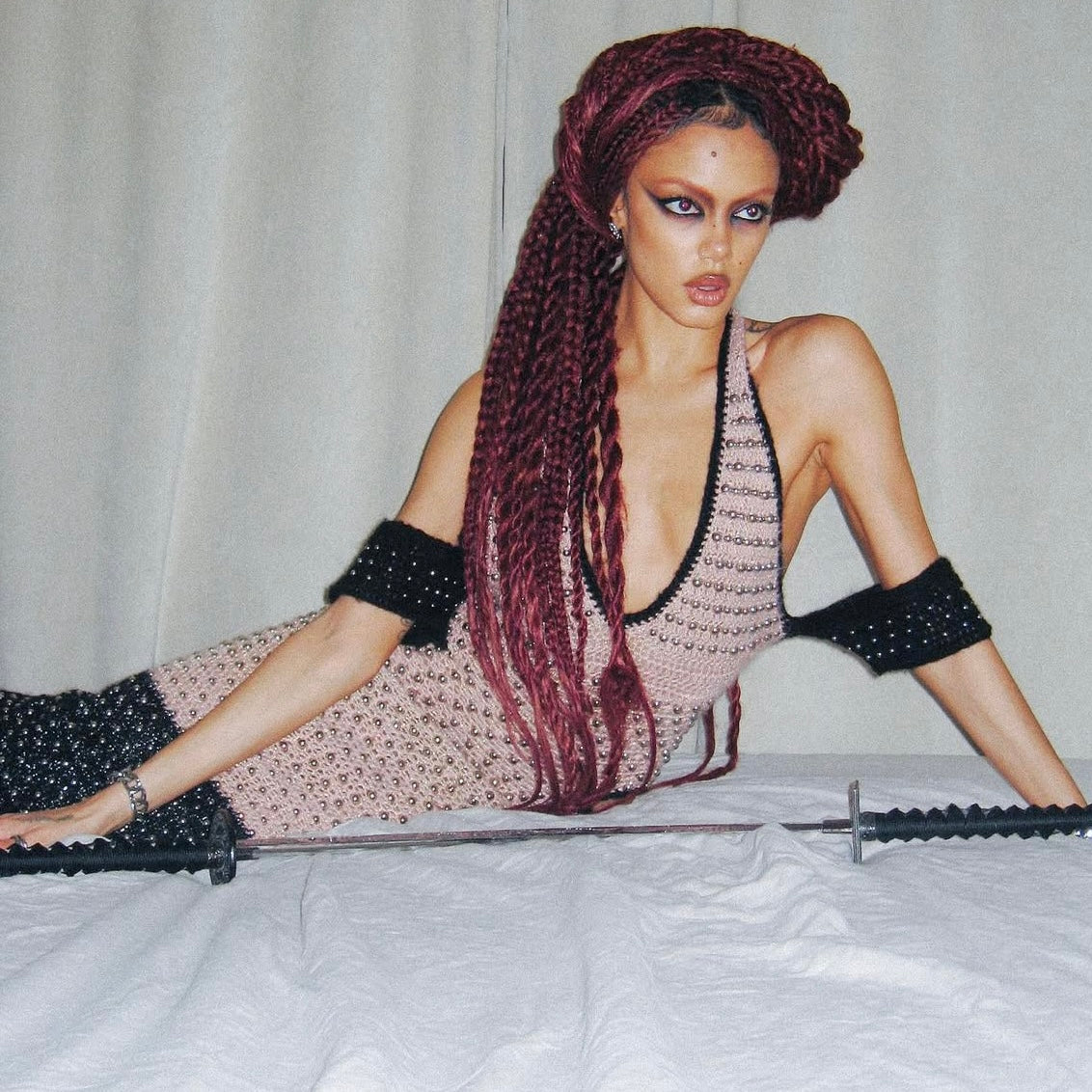 Metal Beaded Dress