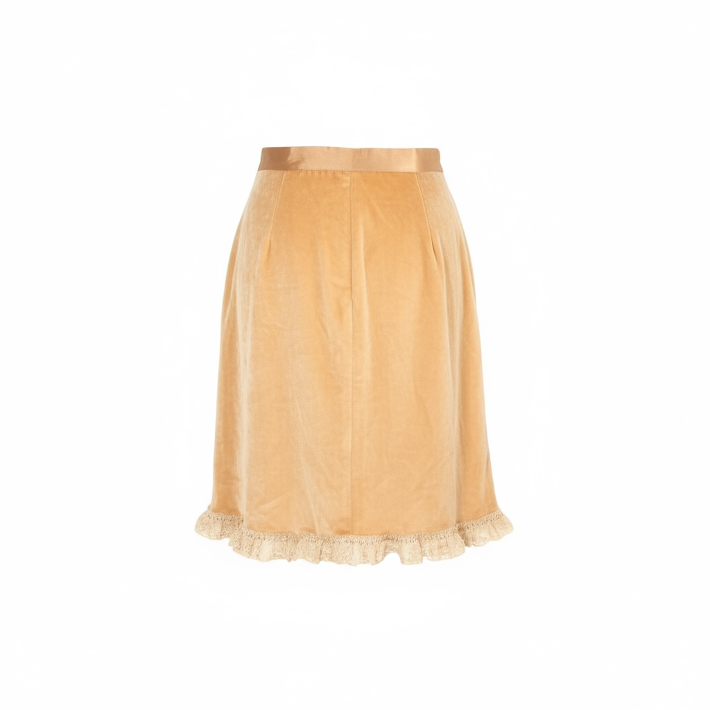 Velvet Midi Skirt