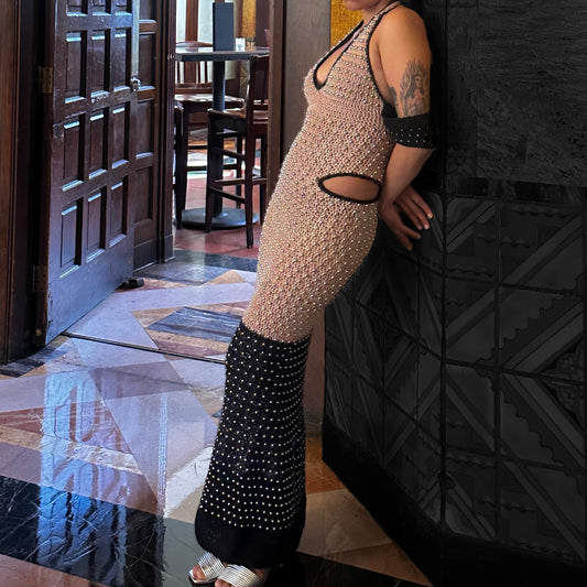 Metal Beaded Dress