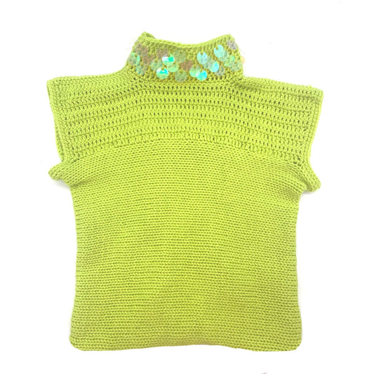 Lime Sequin Mojito Top