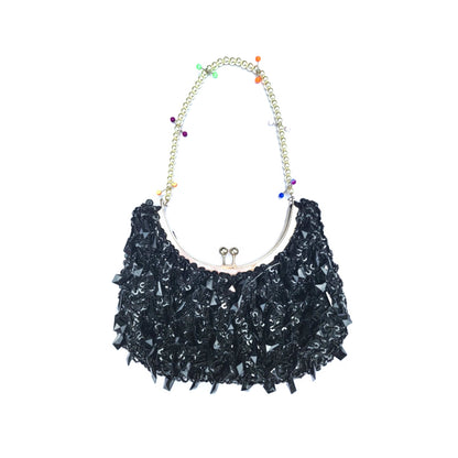 Pearl + Piercing Strap Clasp Purse
