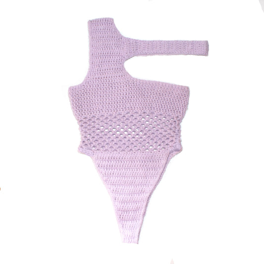 Purple Mesh Bodysuit