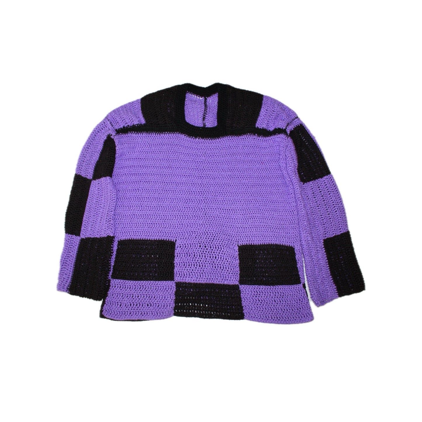 Oversized Checker Jumper