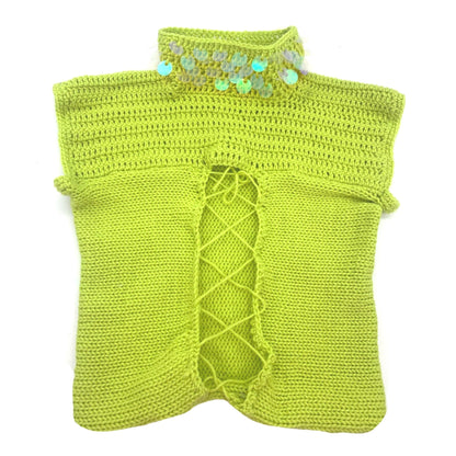 Lime Sequin Mojito Top