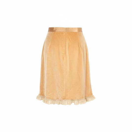 Velvet Midi Skirt