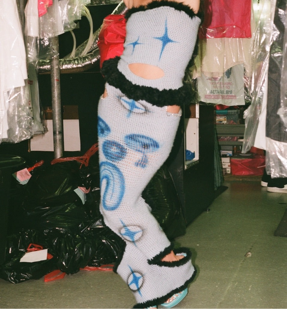 Blue Clown Gown