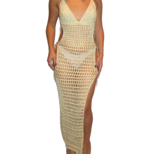 Golden Mesh Dress