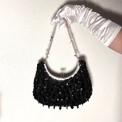 Pearl + Piercing Strap Clasp Purse